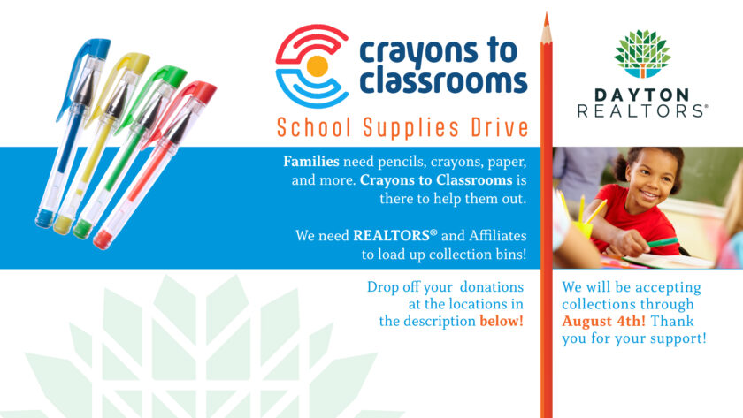Crayons to Classrooms School Supply Drive